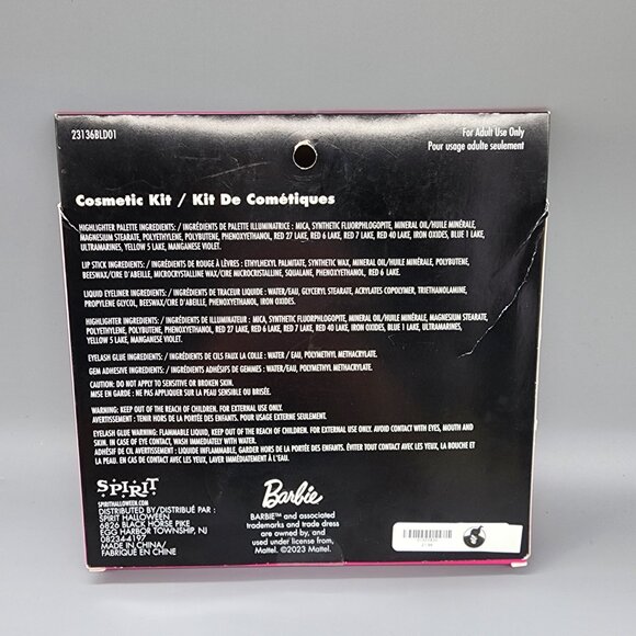 Barbie Cosmetic Kit Makeup Set Eyeshadow Lipstick Eyeliner New - Picture 2 of 4